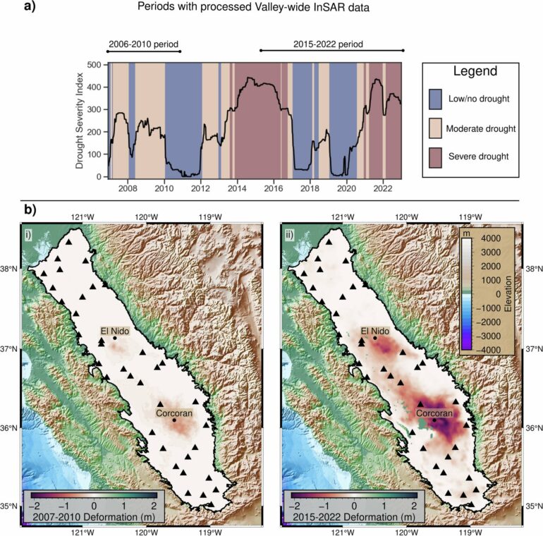 Groundwater pumping drives rapid sinking in California, study shows