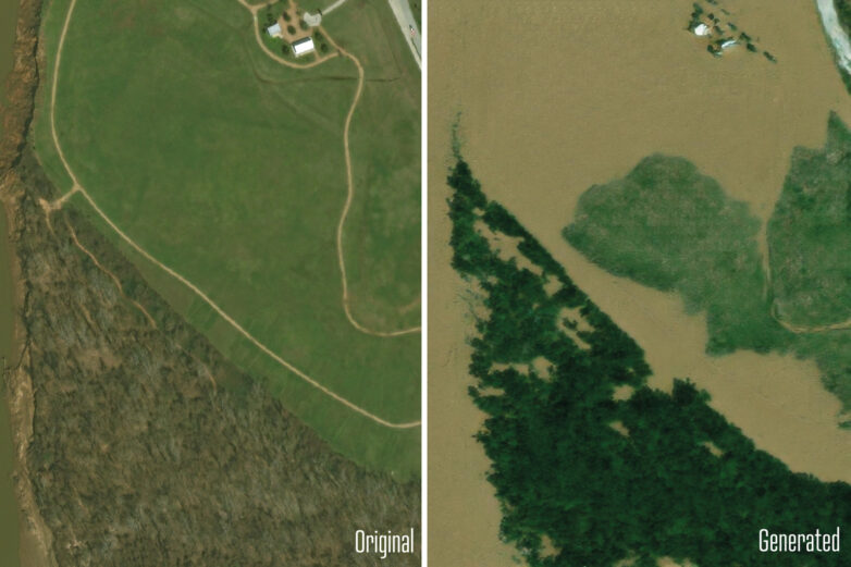 New AI tool generates realistic satellite images of future ...