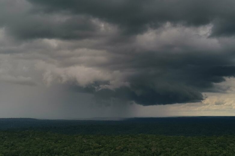 Rainfall induces bursts of natural nanoparticles that can form ...