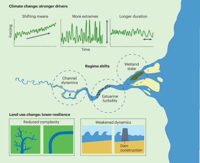 Researchers focus on tipping points in river deltas to better ...