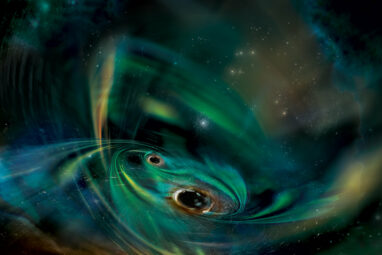 Swift Observatory studies a pair of gas-churning monster black holes