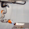 Washbasin-cleaning robot can imitate human motions and adapt its ...