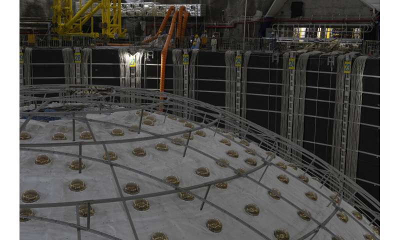 Chinese detector to hunt elusive neutrinos deep underground