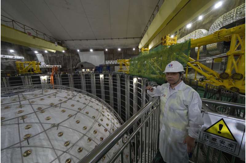 Chinese detector to hunt elusive neutrinos deep underground