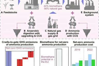 Ammonia production goes green: Biomethane approach offers net-zero ...