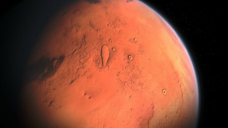 Ancient Mars' thick crust could have supported hidden water ...