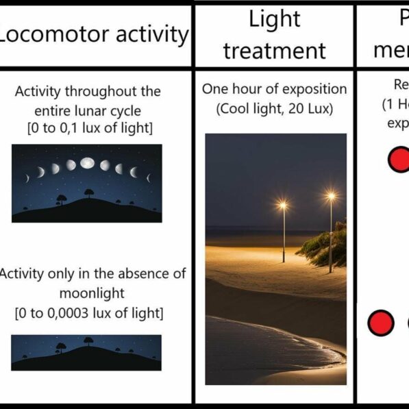 Blinded by the light: The effects of urban lighting on beach bugs