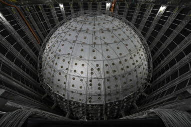 Chinese detector to hunt elusive neutrinos deep underground