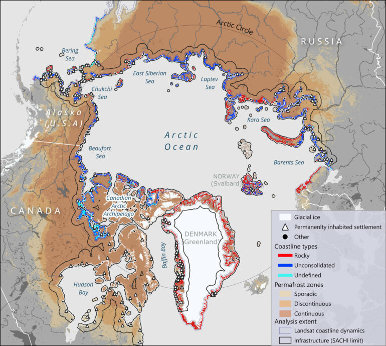 Most coastal Arctic infrastructure faces instability by 2100 ...