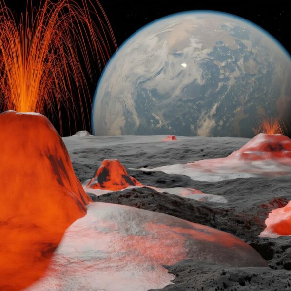 Old moon, young crust: Violent volcanism may mean the moon is much ...