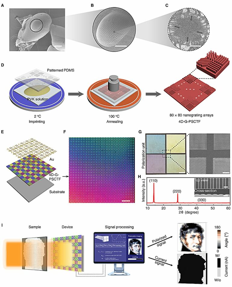 Polarization photodetector that mimics desert ant offers pathway ...