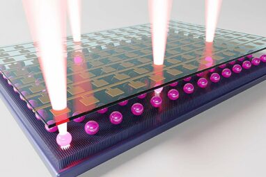 Printable laser-emitting droplets offer new display technology