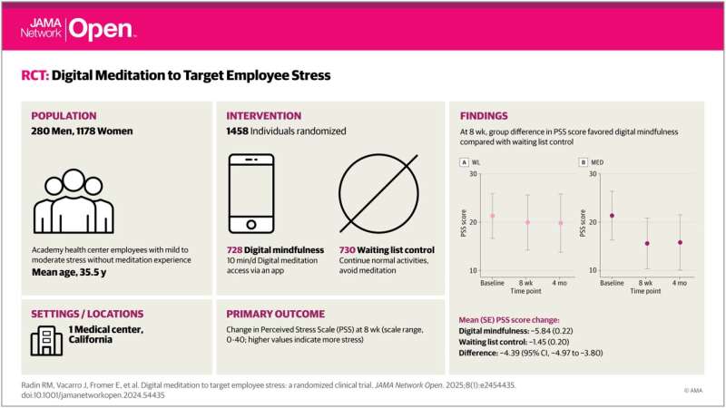 Can Employees Benefit from a Digital Mindfulness Program?