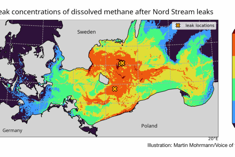 Destroyed Nord Stream pipelines spread methane across southern ...