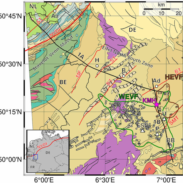 Magmatic fluids and melts may lie beneath dormant German volcanoes