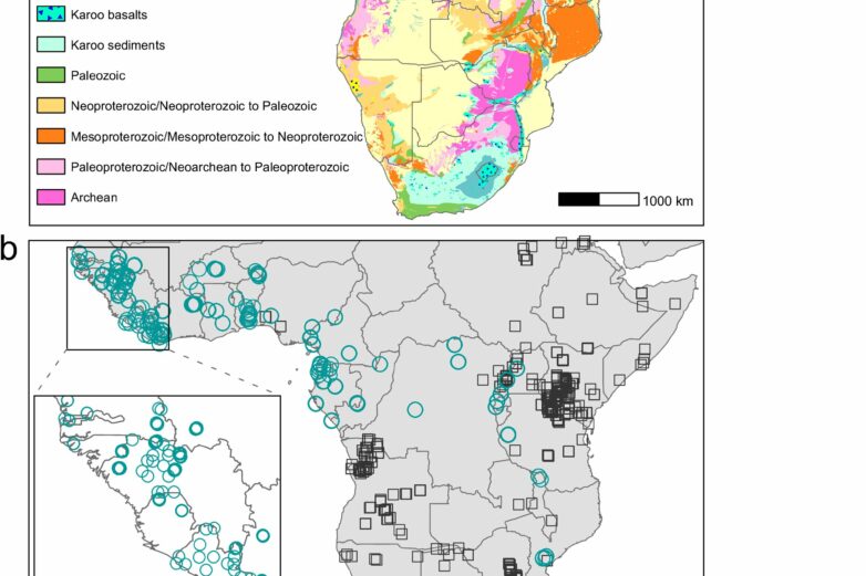 Strontium isotope map of Sub-Saharan Africa: A powerful tool for ...