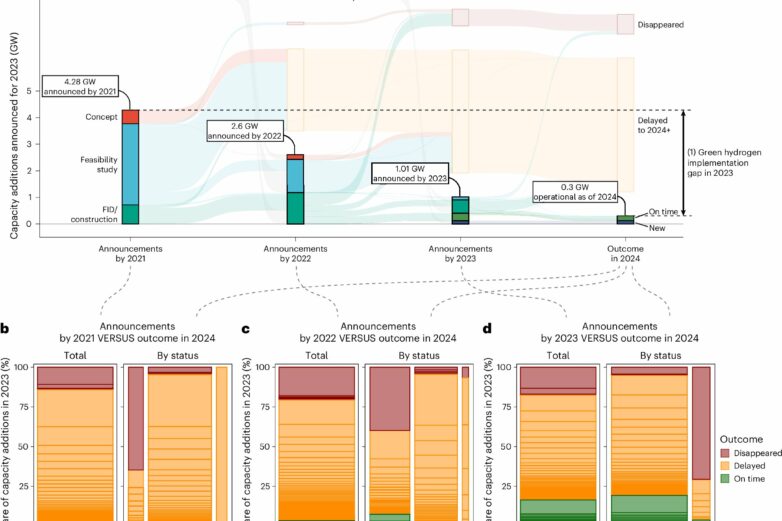 Green hydrogen: Study shows big gaps between ambition and global ...