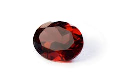 A small, round ruby
