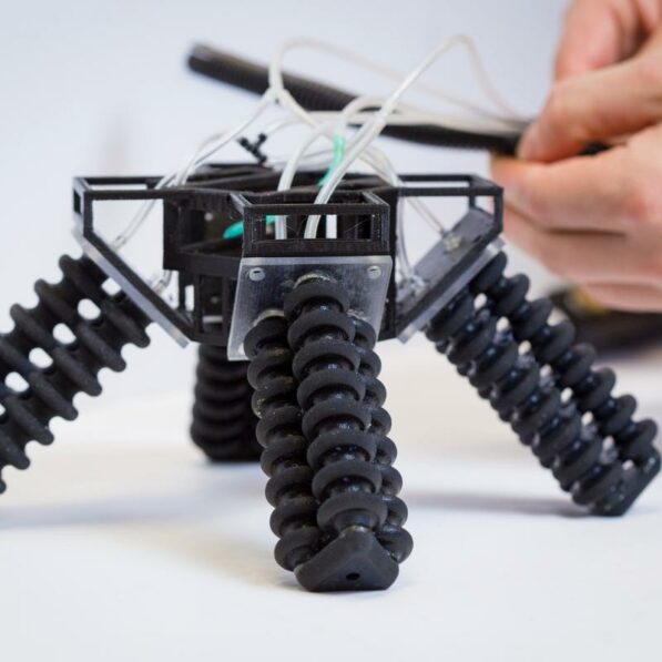 3D-printed robot has first soft legs to tackle tough terrain