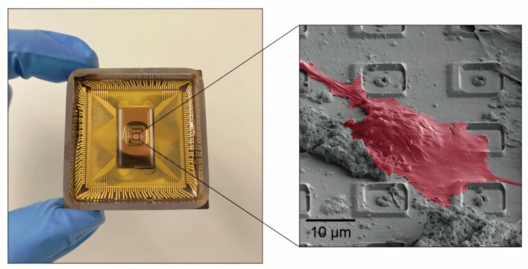 Silicon chip maps 70,000 synaptic connections in neuronal network