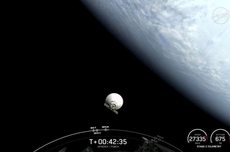 NASA's newest space telescope Spherex blasts off to map the entire sky and millions of galaxies