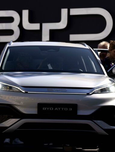 China's BYD launches EV charging system it says works nearly as ...