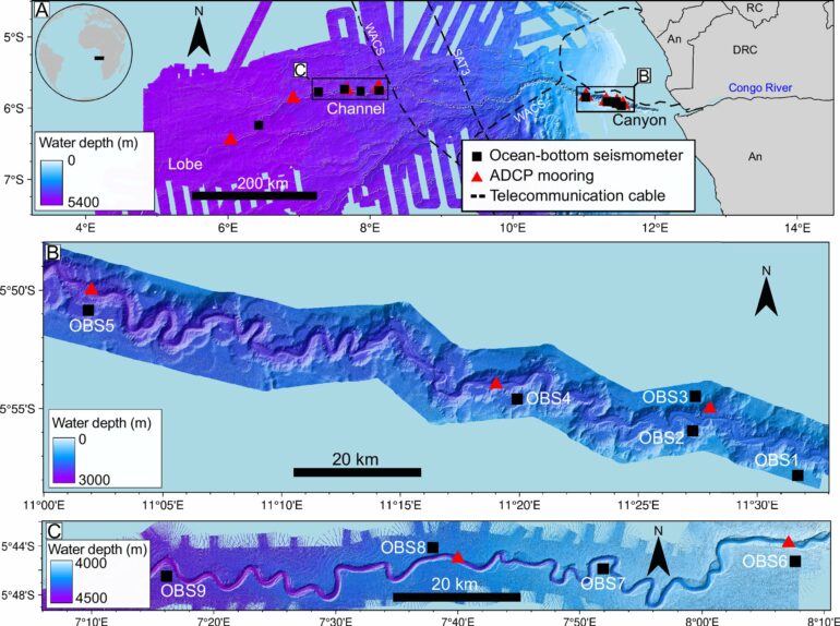 Seismometers reveal Earth's longest-runout undersea sediment flows ...