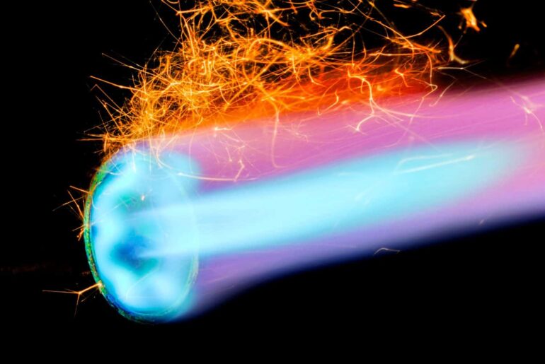 Photon response to rapidly changing material properties