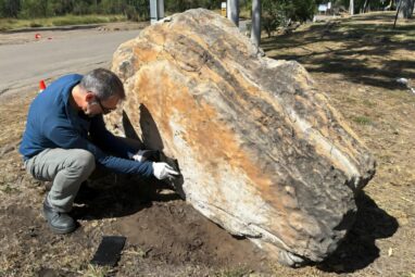 Unnoticed for decades, dinosaur footprints at Australian school ...