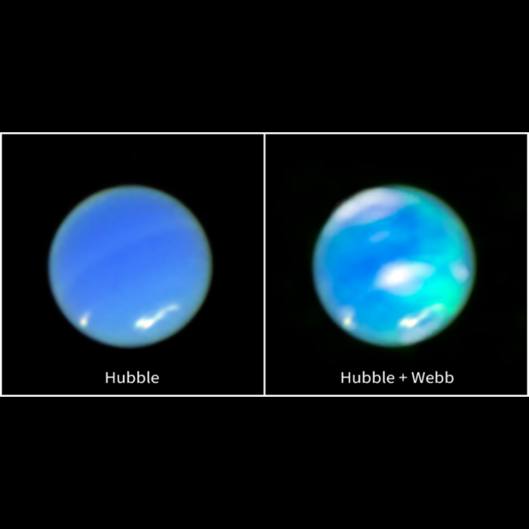 NASA's Webb Captures Neptune's Auroras For First Time | Webb