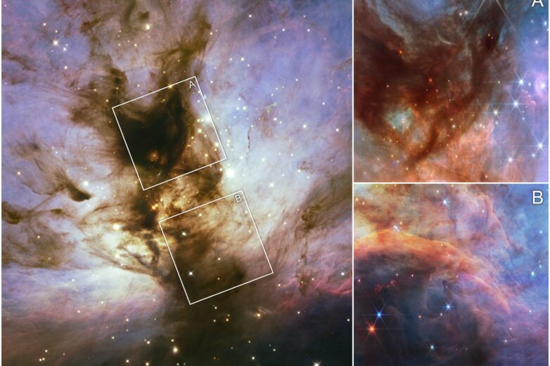 Webb peers deeper into mysterious Flame Nebula to find 'failed stars'