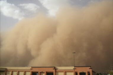 What causes the powerful winds that fuel dust storms, wildfires ...