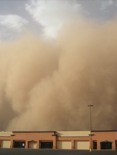What causes the powerful winds that fuel dust storms, wildfires ...