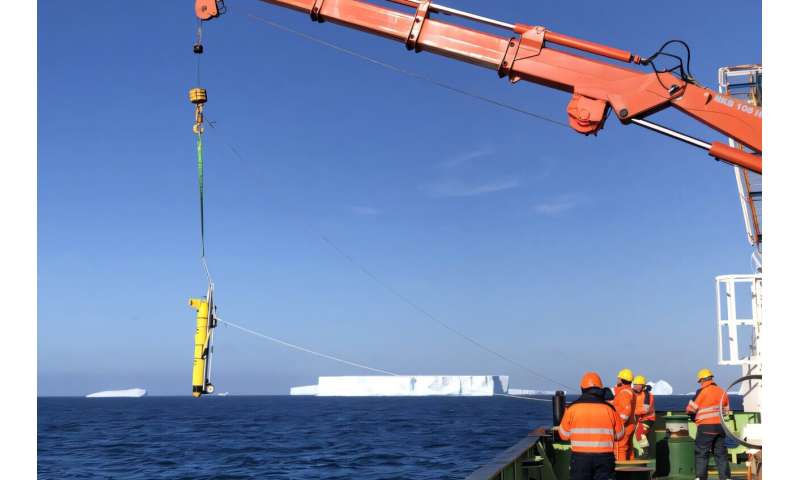 Underwater robotic gliders provide new insights into the impact of a melting megaberg - British Antarctic Survey