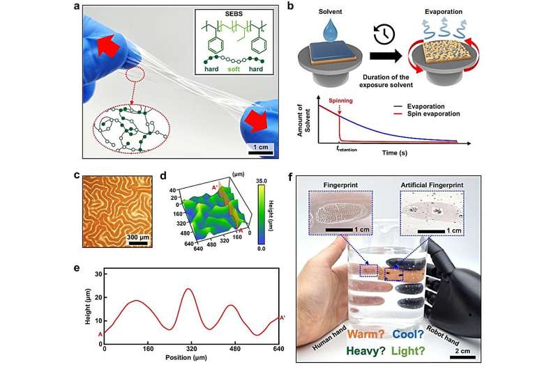 Fingerprint-enabled electronic skin with enhanced security