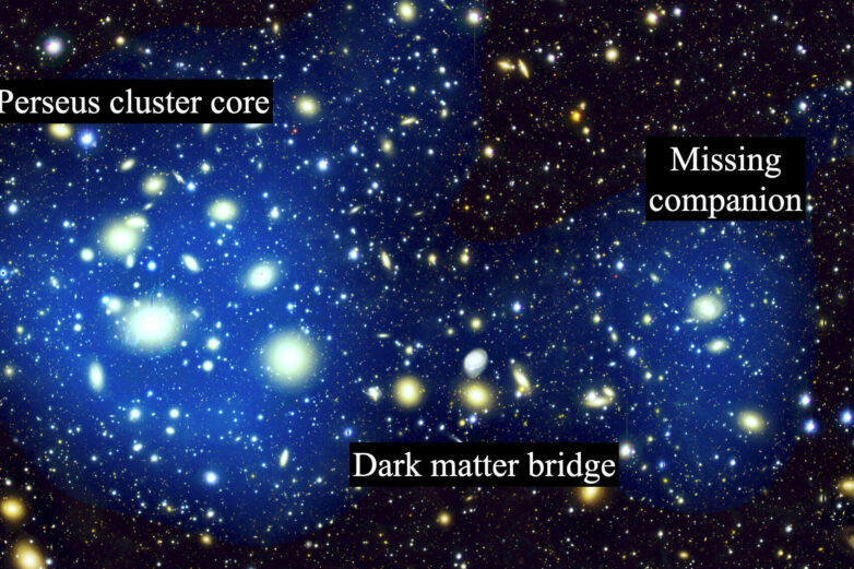 Astronomers uncover missing merger companion and dark matter ...