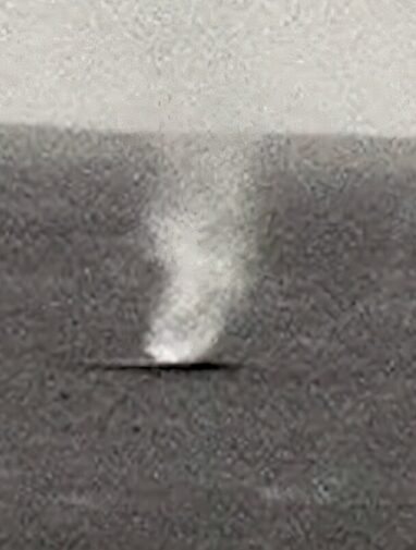 Perseverance rover witnesses one Martian dust devil eating another
