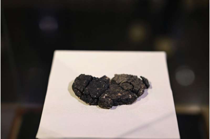 The original Kulluoba bread, on display at the Eskisehir Archaeological Museum