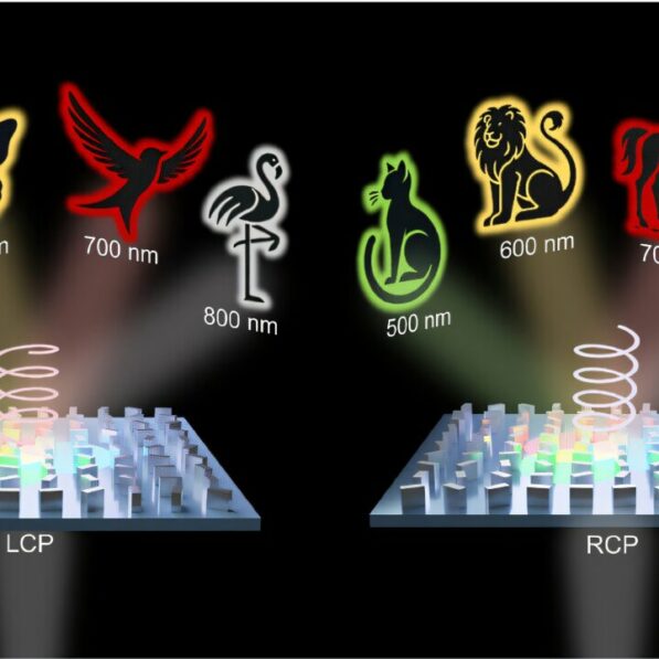 Ultra-thin display technology shows dozens of images hidden in a ...