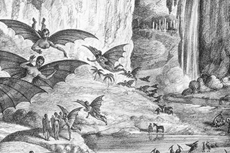 Lunar Bat-men, the Planet Vulcan and Martian Canals