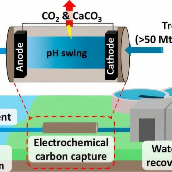 New electrochemical process captures carbon from treated ...
