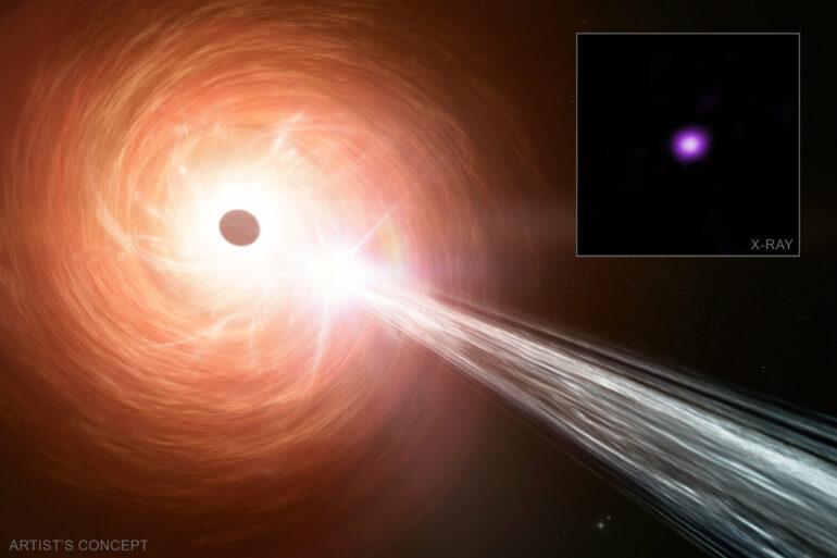 Chandra finds black hole that's growing at 2.4 times the Eddington ...