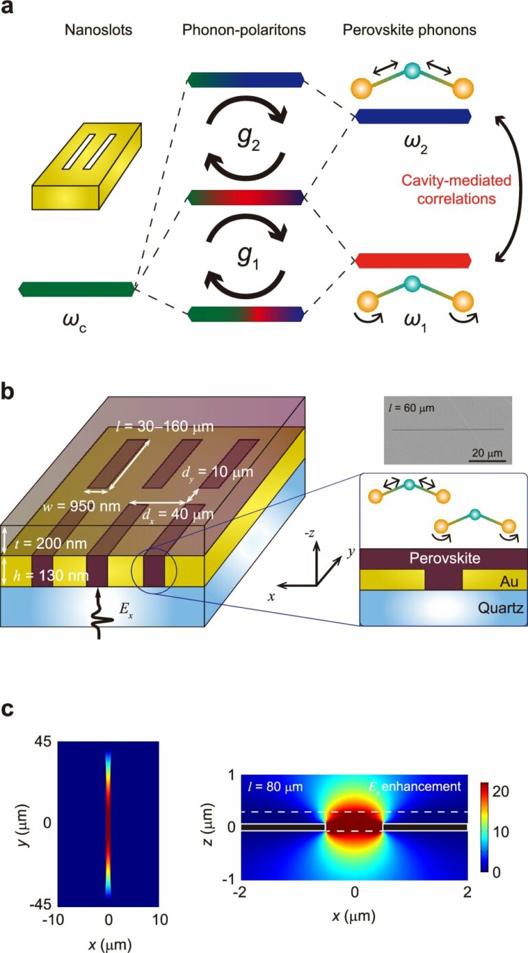Nanoscale slots enable room-temperature hybrid states of matter in ...