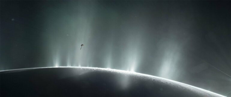 Simulations show Saturn's moon Enceladus shoots less ice into ...