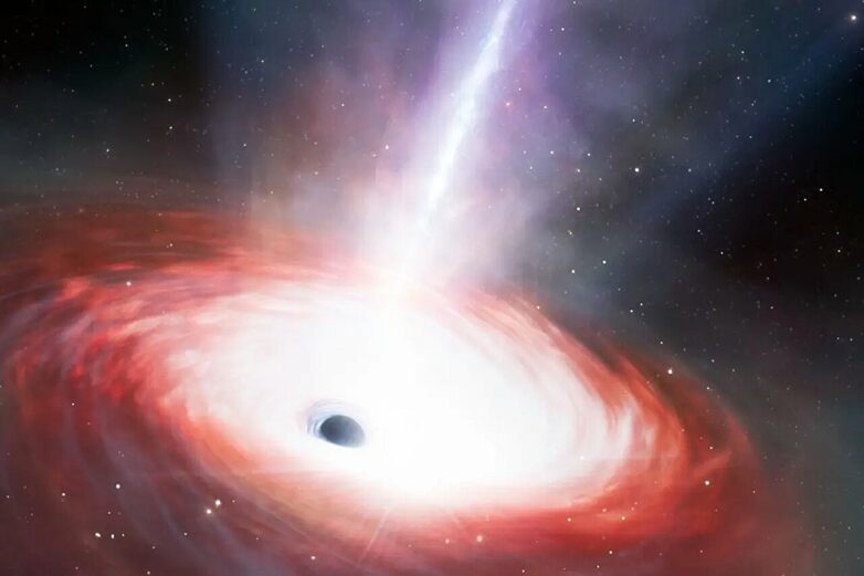 Supermassive black hole spews gas at record speeds, upending mass ...