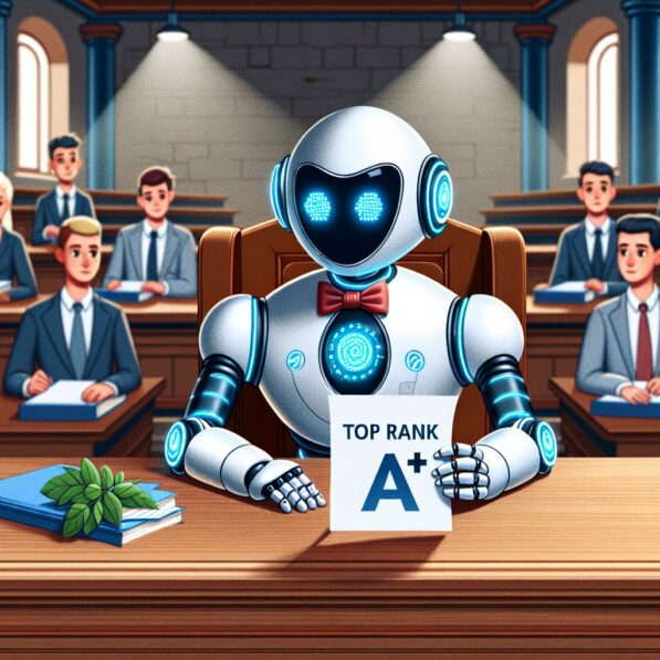 AI matches human graders in ranking macroeconomics exam text responses