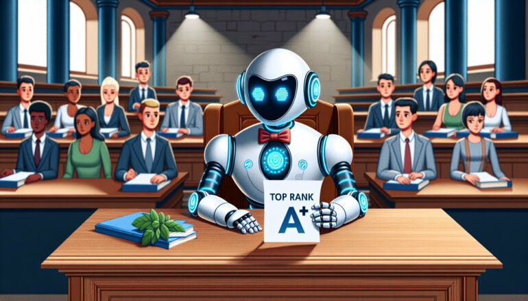 AI matches human graders in ranking macroeconomics exam text responses