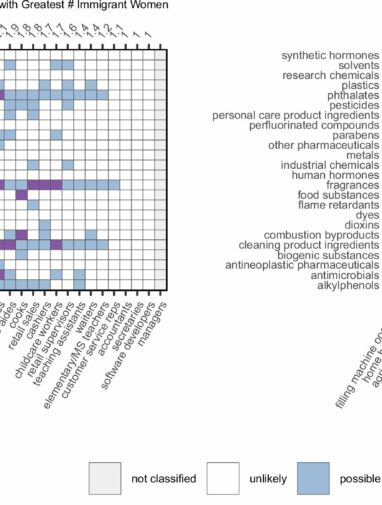 Common jobs held by immigrant women may put them at increased risk ...