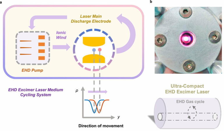 Electrohydrodynamics pump and machine learning enable portable ...