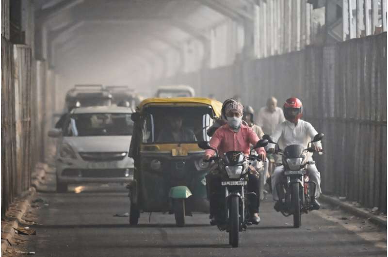 Air quality in New Delhi ranks among the worst for a capital in the world